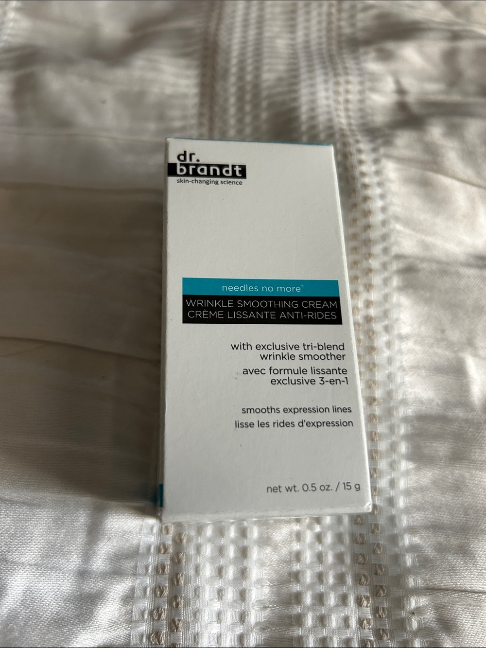 Dr. Brandt Needles No More Wrinkle Smoothing Cream - White with Teal Accent